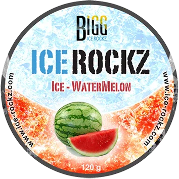 Verpakking Ice Rockz Ice Watermelon 120gr nicotinevrije waterpijp smaak
