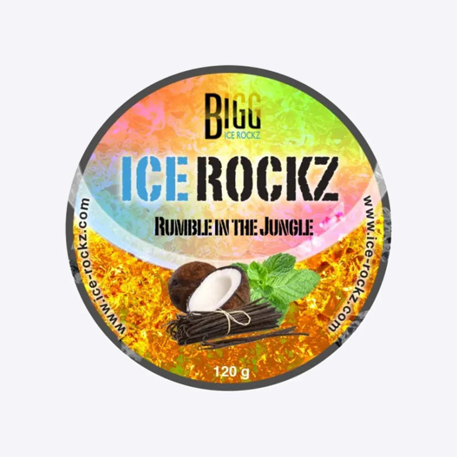 Ice Rockz Rumble in the Jungle 120gr dampstenen voor de hookah zonder nicotine