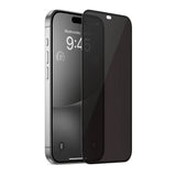 iPhone 15 Pro privacy screenprotector van gehard glas, 9H anti-kijk bescherming