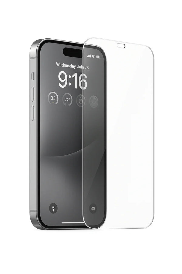 iPhone 15 screenprotector van 9H gehard glas, ultradun