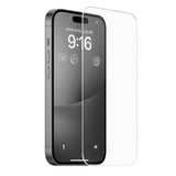 iPhone 16 Pro screenprotector van helder 9H gehard glas, kras- en stootbestendig