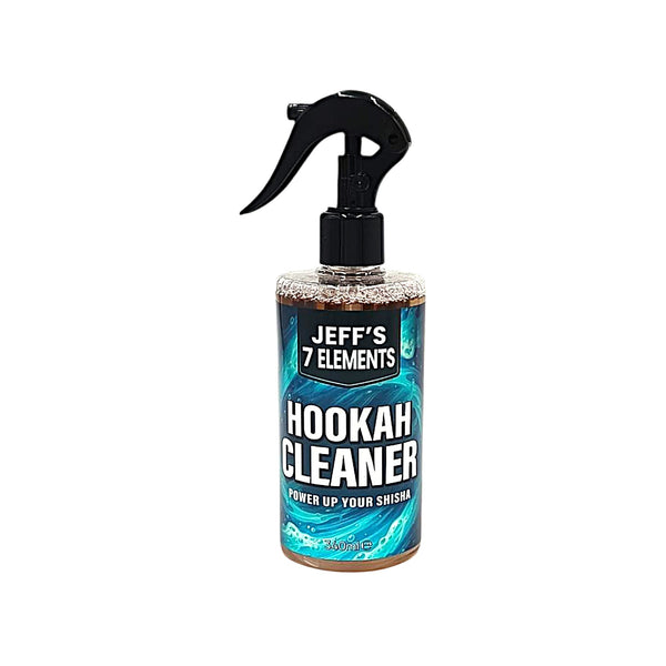 Fles Jeff's 7 Elements Hookah Cleaner van 340 ml met spuitkop