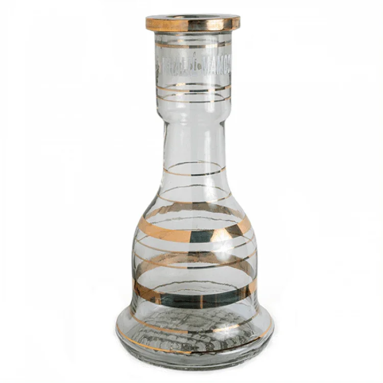 Khalil Mamoon losse shisha vaas in goudkleurig glas