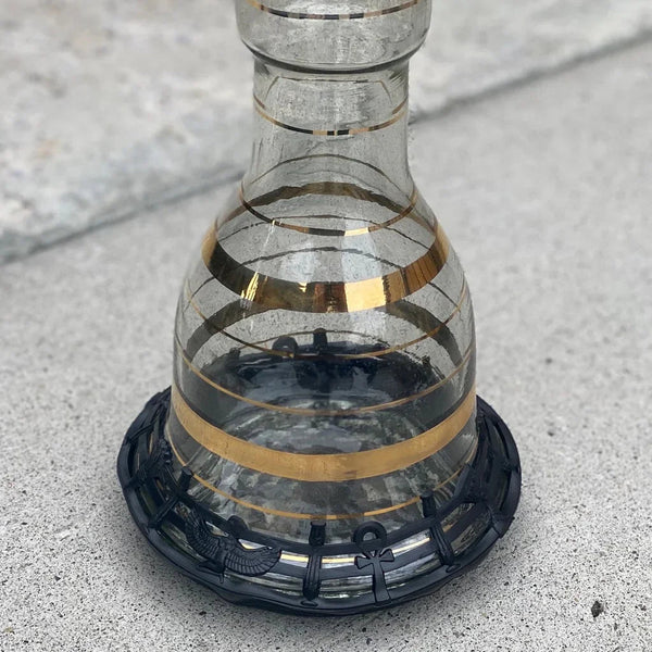 Rubberen beschermring van Khalil Mamoon rond de voet van een shisha waterpijp