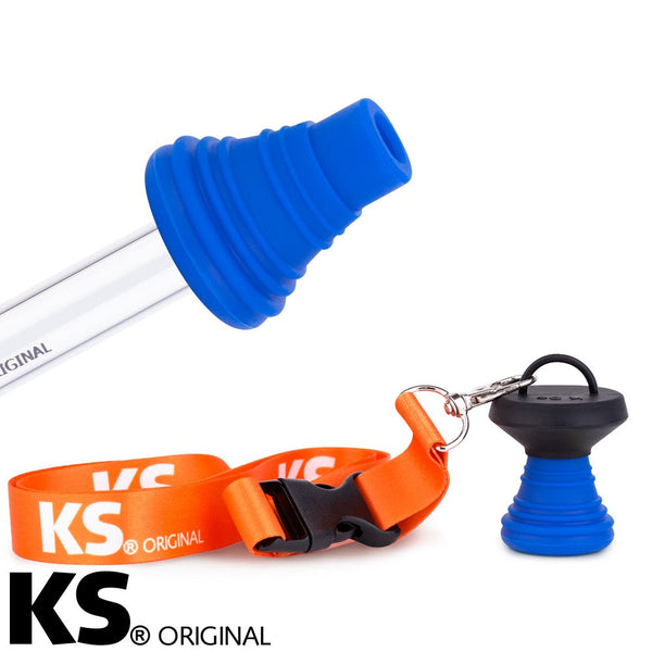 KS Original Appolino mondstuk blauw met beschermkap vooraanzicht