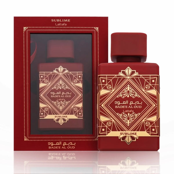 Flesje Lattafa Sublime Badee Al Oud, unisex oosterse oud-parfum