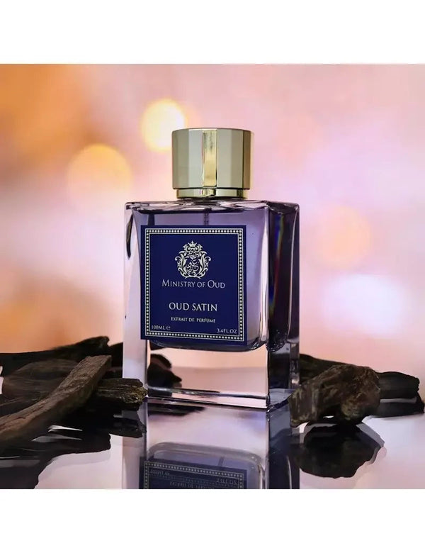 Ministry of Oud Satin eau de parfum flesje 100ml, oosterse geur met oud en amber