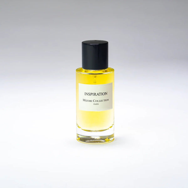 Flesje Mizori Collection Inspiration met warme amber en agarwood geurnoten