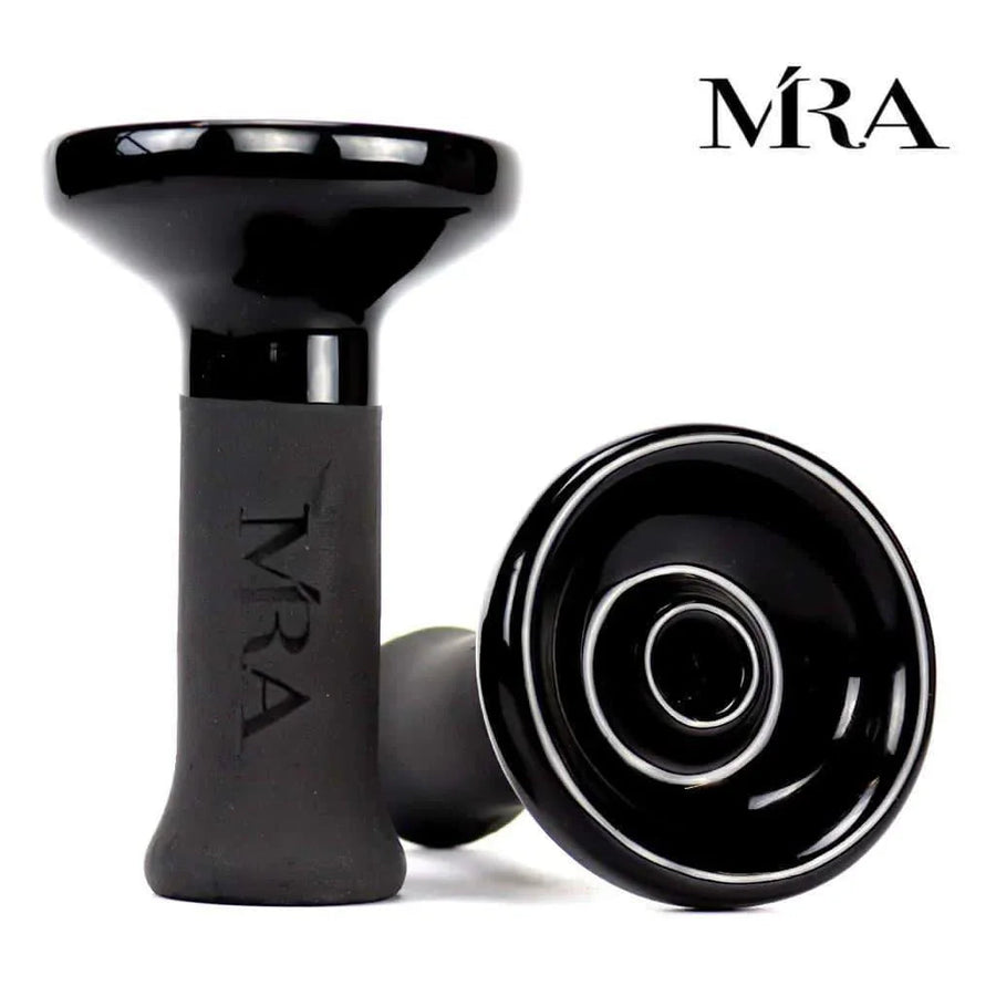 MRA Phunnel Bowl Black Edition keramische hookah tabakskop in zwart, geschikt voor Kaloud en folie