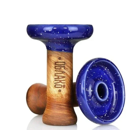 Blauwe Oblako Phunnel L keramische hookah kop, handgemaakt