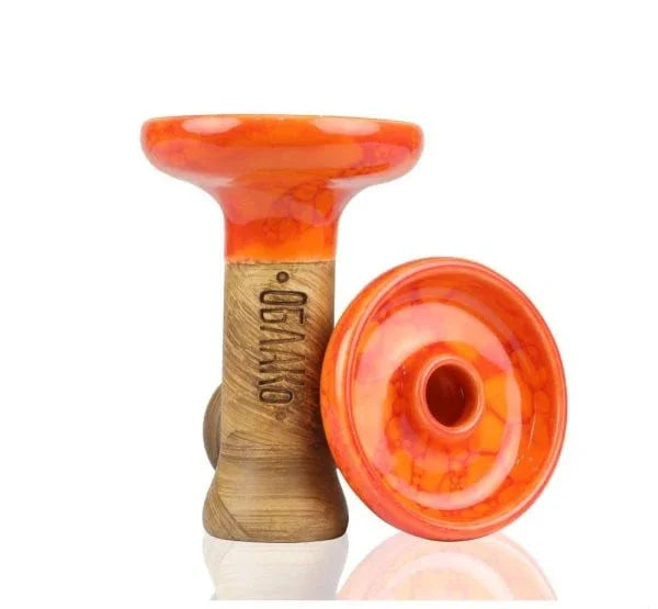 Oranje Oblako Phunnel L keramische shisha tabakskop, handgemaakt