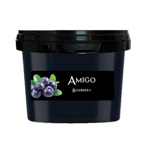 Pot Paradise Amigo Blueberry van 200 gram, steam stones met blauwe bes voor je hookah