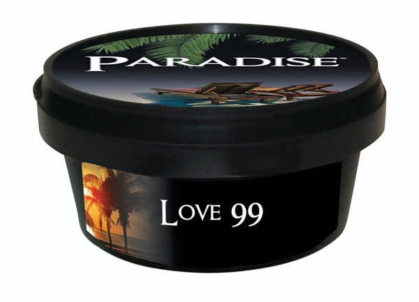 Potje Paradise Love 99 stoomsteentjes 100 gram voor waterpijp