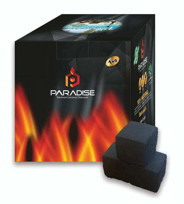Paradise natuurkolen 26mm verpakking van 1 kilo voor hookah