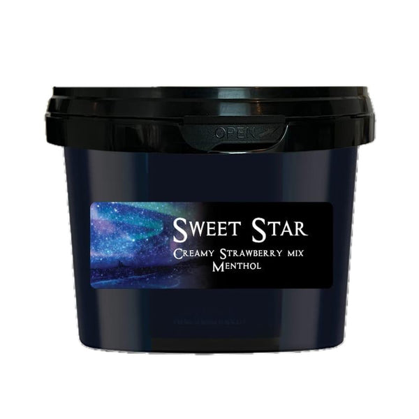 Pot Paradise Sweet Star van 200 gram, aardbei steam stones met koele menthol voor je hookah