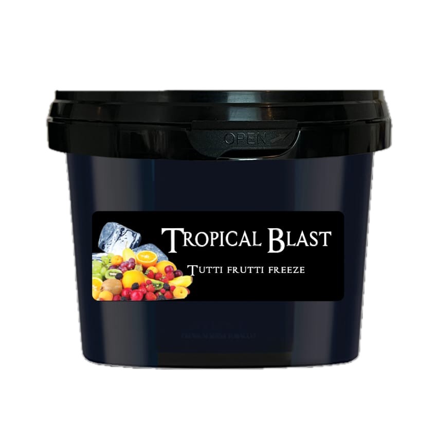 Pot Paradise Tropical Blast van 200 gram, tutti frutti steam stones met ijs voor je hookah