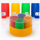 Parchi Ludo Kokers & Fiches Set