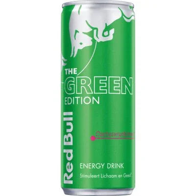 Blikje Red Bull Cactusvrucht energy drink 250 ml met exotische smaak
