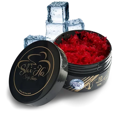 Shi-Ha Absolute Zero 150gr nicotinevrije waterpijp tabak met ijskoude menthol