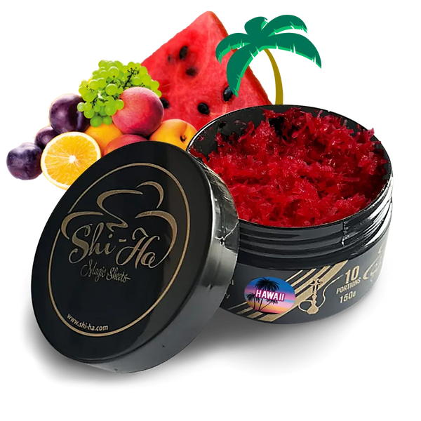 Shi-Ha Hawaii 150 gram nicotinevrije waterpijp tabak met tropisch fruit