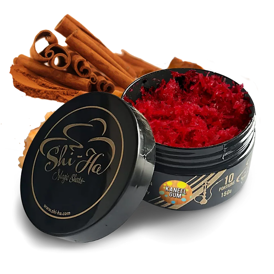 Shi-Ha Kaneel Gum 150g hookah tabak, nicotinevrij kaneel-kauwgom alternatief
