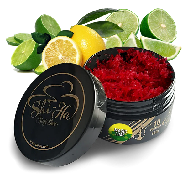 Shi-Ha Magic Lime 150gr nicotinevrije waterpijp tabak met limoen en menthol
