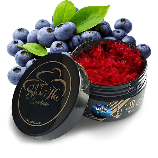 Pot Shi-Ha Magic Mist 150 gram met frisse bessen-mintsmaak, nicotinevrij