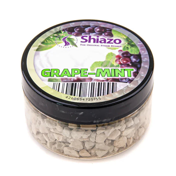 Potje Shiazo Grape Mint dampsteentjes 100 gram zonder nicotine