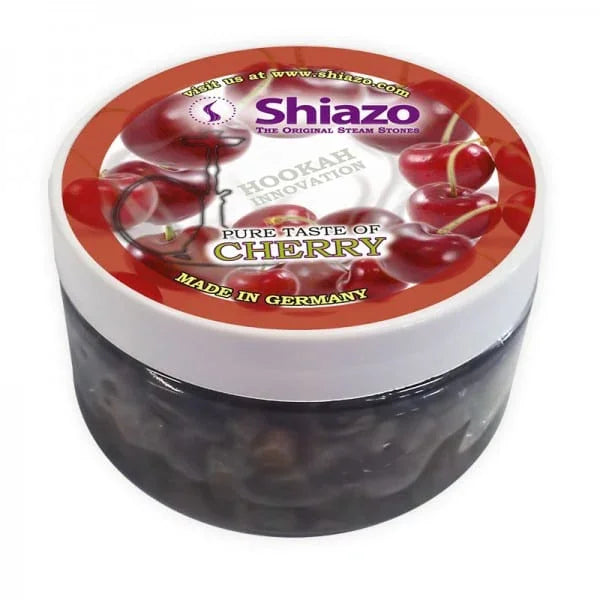 Shiazo Cherry dampsteentjes 100gr in hersluitbaar potje voor de waterpijp
