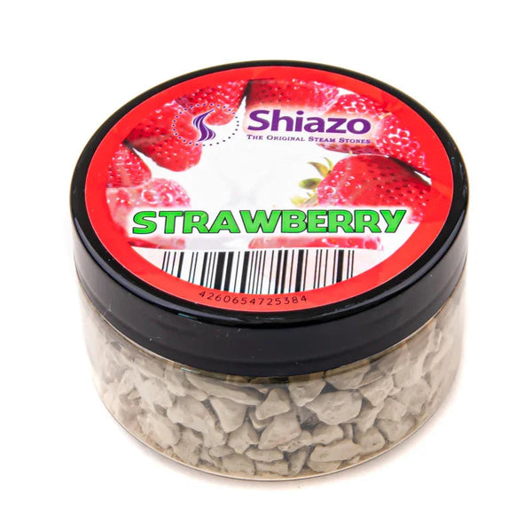 Shiazo Strawberry dampsteentjes 100gr in hersluitbaar potje zonder nicotine