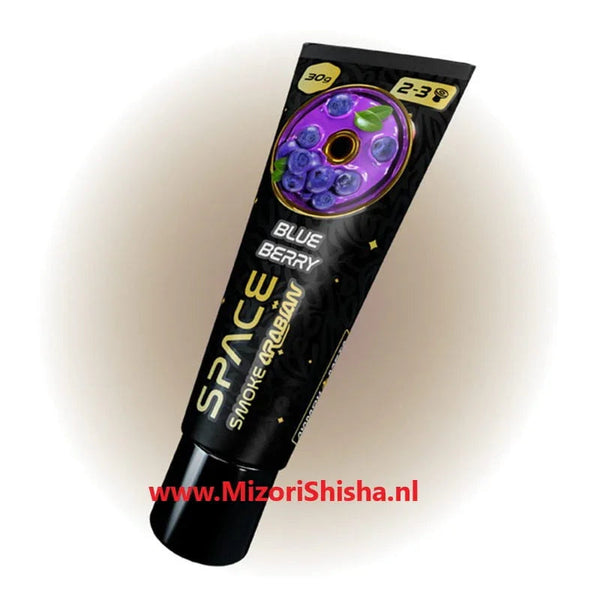 Space Smoke Arabian Blueberry tube van 30 gram met blauwe bessensmaak