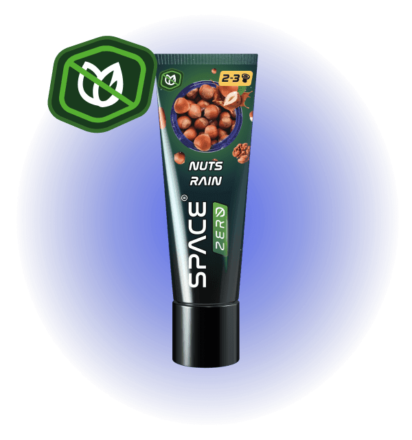Space Smoke Nuts Rain 30gr tube nicotinevrije waterpijp pasta