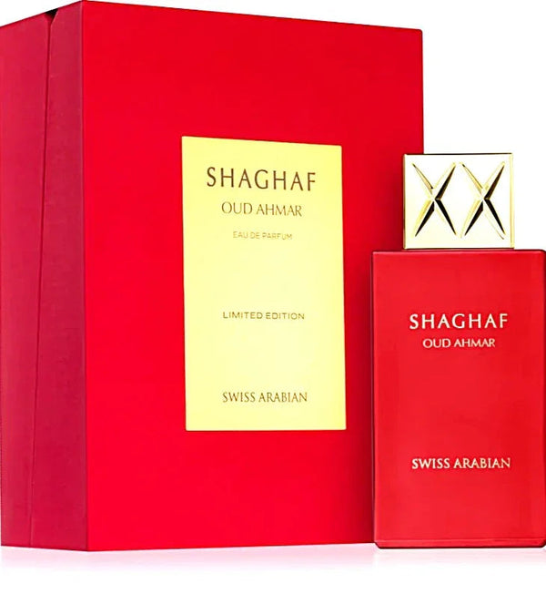 Swiss Arabian Oud Ahmar parfum met oosterse oud-, saffraan- en ambergeur
