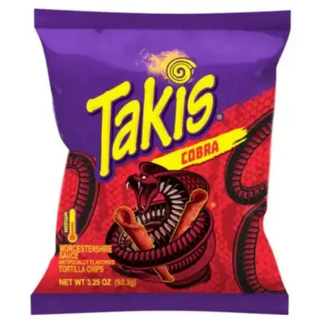 Takis Cobra 90g pittige rolchips import uit de VS