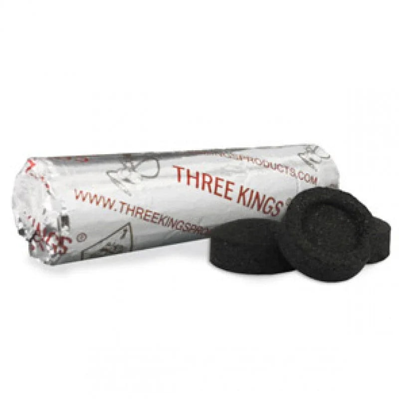 Rol Three Kings Easy Light aanmaakkolen 33mm voor waterpijp