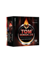 Doos Tom Coco C28 kokoskolen van 1 kilo voor je waterpijp