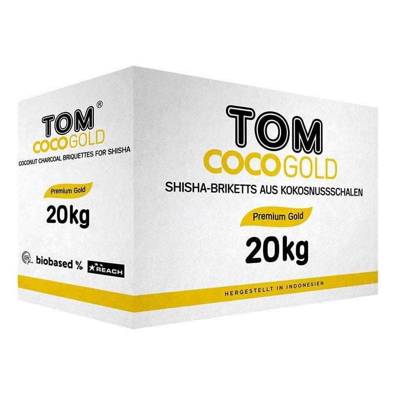 Tom Coco Gold kokosnootkolen 25mm in 20 KG bulkverpakking