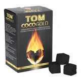 Tom Coco Gold 25mm kokoskolen 1 kg voor de waterpijp, geur- en smaakvrij