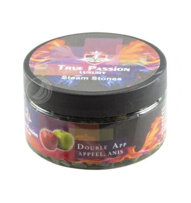 Potje True Passion Double Apple hookah steam stones zonder nicotine en teer