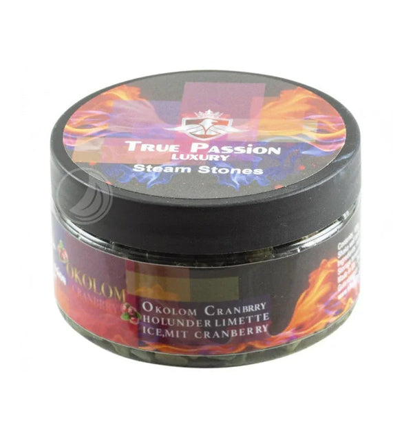 True Passion Okolom Cranberry Steam Stones 120 gram voor je waterpijp