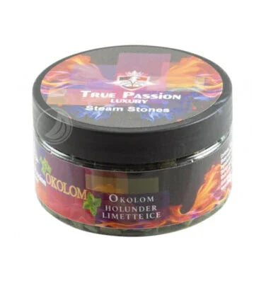 True Passion Okolom steam stones met frisse munt-citrus smaak, tabaksvrij