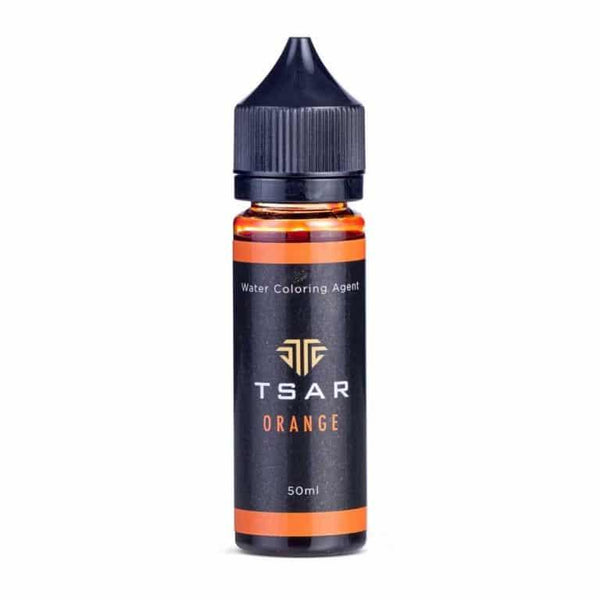Tsar oranje kleurstof 50ml voor shisha waterpijp vaas