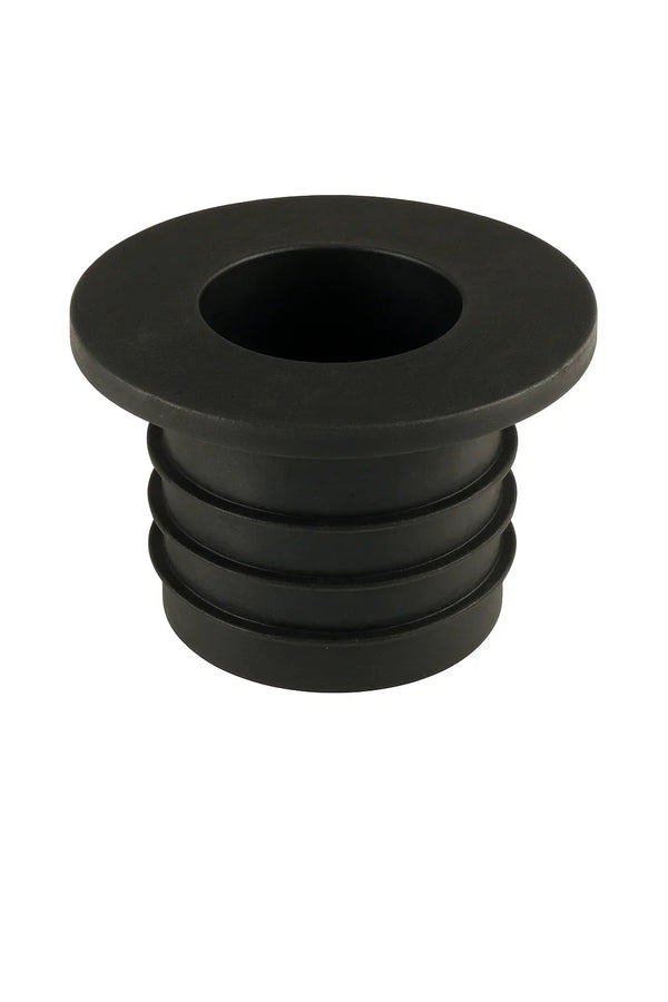 Zwart hookah vaasrubber van 7,2 cm doorsnede voor luchtdichte shisha aansluiting