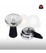 Amy Deluxe Kristal Glazen Tabakskop Set Heat Manager Devices waterpijp tabakskoppen mizori shisha