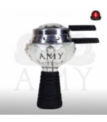 Amy Deluxe Kristal Glazen Tabakskop Set Heat Manager Devices waterpijp tabakskoppen mizori shisha