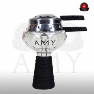 Amy Deluxe Kristal Glazen Tabakskop Set Heat Manager Devices waterpijp tabakskoppen mizori shisha