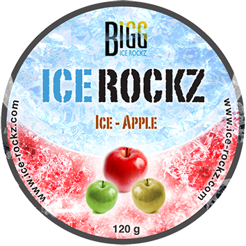 Bigg Ice Rockz Ice Apple 120gr waterpijp tabak smaak shisha mizori
