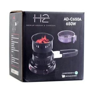 H2 Kolenbrander Casserole 650Watt kolen verhitter waterpijp mizori shisha