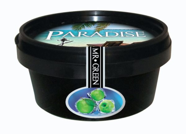 Paradise Mr.Green 100gr - Ice Apple tabak smaak shisha smaakjes waterpijp smaken steentjes stenen mizori 100gr