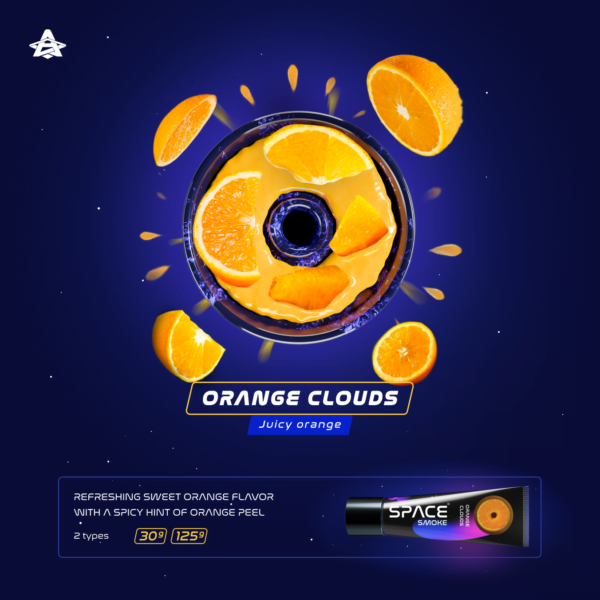 Space Smoke Orange Clouds 125Gram mizori shisha pasta smaak waterpijp tabak kopen
